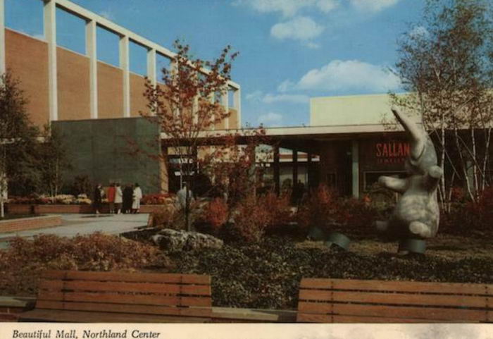 Northland Center (Northland Mall) - Old Postcard (newer photo)